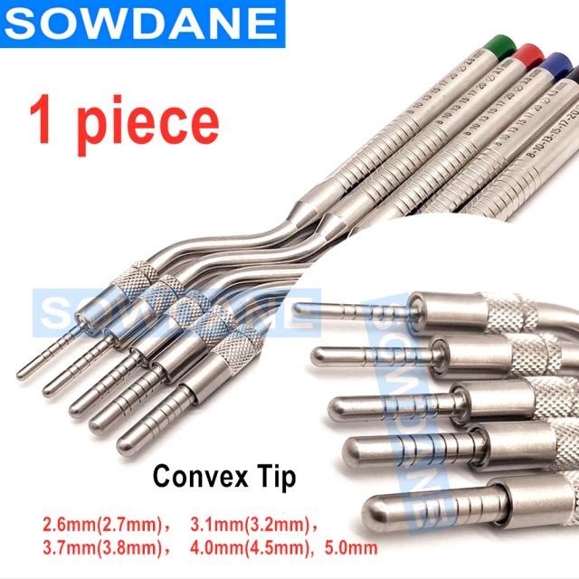 1 piece Dental Implant Osteotome Tool Dental Sinus Lift Lifting Bended ( Convex Tips) Tool Lab Pusher on Productcaster.