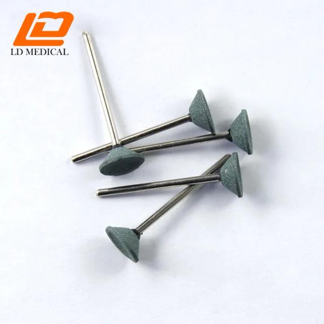 50 pcs Dental Polishing Green Stone Medium Contour Ceramic G-04 Low speed burs for dentists Teeth Care & polishing tools on Productcaster.