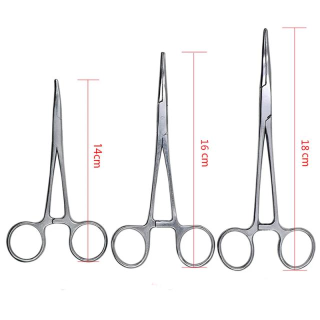 1pc Stainless Steel Hemostatic Clamp Forceps Surgical Forceps Surgical Tool kit Hemostat Locking Clamps Forceps Fishing Pliers on Productcaster.