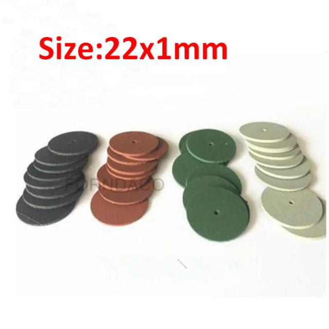 100pcs Dental Lab Polishing Wheels Burs Silicone Rubber Polishers 22*1mm Dentist Tools on Productcaster.