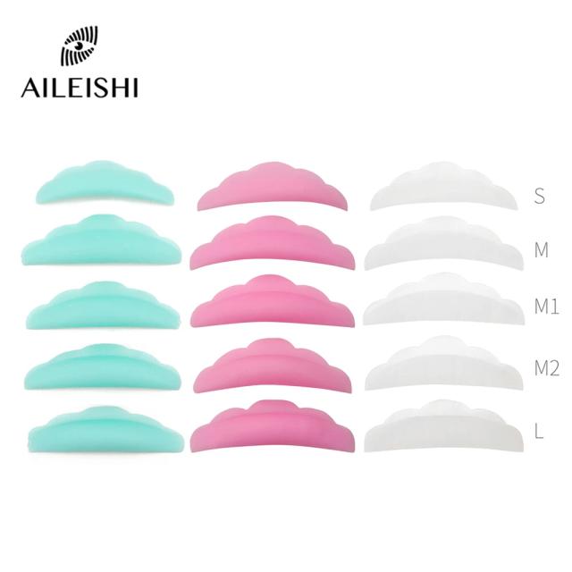 5Pairs Silicone Eyelash Perm Pad Colorful Recycling Lashes Rods Shield Lifting 3D Eyelash Curler Accessories Applicator Tools on Productcaster.