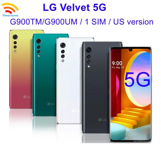 LG Velvet 5G G900TM G900UM 6.8" 6GB RAM 128GB ROM NFC Snapdragon Single Screen Original Unlocked 5G on Productcaster.