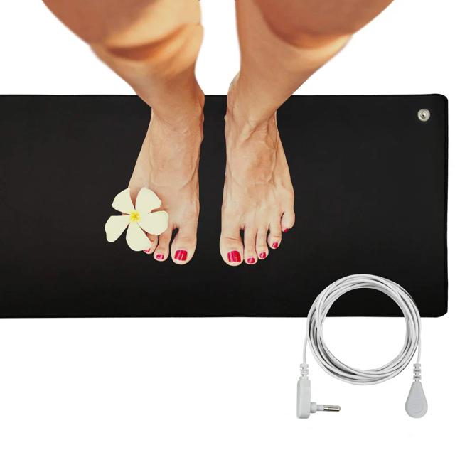 Earthing Universal Grounding Mat Computer Mouse Mats Radiation Protection Reduce Inflammation Pain Fatigue EMF Stress Therapy on Productcaster.