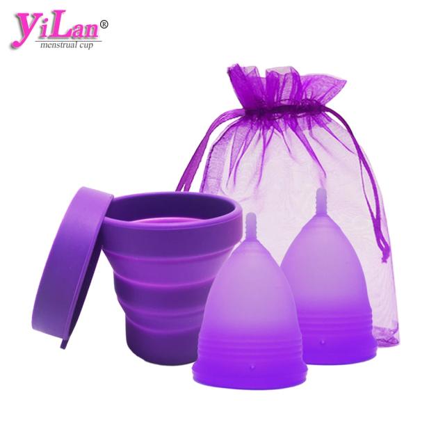 4pcs Medical Grade Silicone Menstrual Cup Women Mestrual Period Cups Coppetta Mestruale Coupe Feminine Hygiene Menstrual Disc on Productcaster.