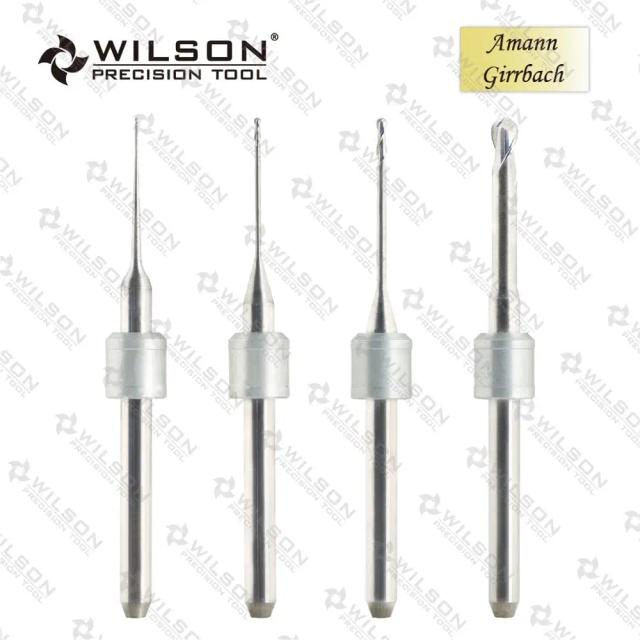 For Amann Girrbach Machines WILSON PRECISION TOOL Milling Burs-Cutting Zirconia- Overall Length 47mm on Productcaster.