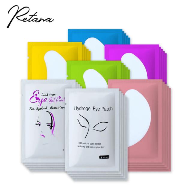 50/100Eyelash Extension Patch Grafted Eyelash Extension Paper Patch Under The Eye Pad Without Downy Hydrating Eye Paper Patch on Productcaster.