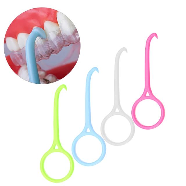 1/6PCS Dental Removal Tool Plastic Dental Hook Nice Orthodontic Aligner Remove Invisible Removable Braces Aligner Oral Care on Productcaster.