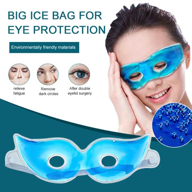 Ice Eye Gel Eye Mask Cold Pack Warm Ice Cool Puffiness Headache Relief Soothing Eyes Pad Sleeping Cooling Eye Gel Patches Mask on Productcaster.