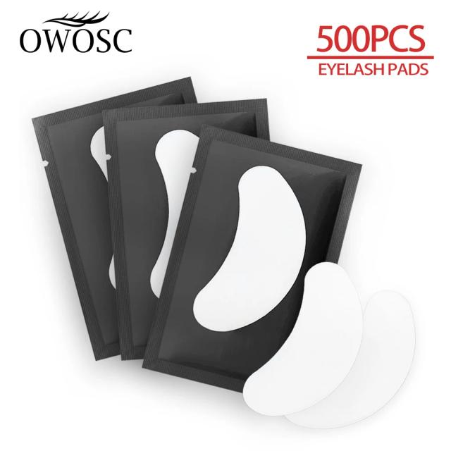 OWOSC 500PCS Wholesale Hydrogel Gel Eye Patches for Eyelash Extension Eyepads Eyelash patch Makeup Free Shipping Top quality on Productcaster.