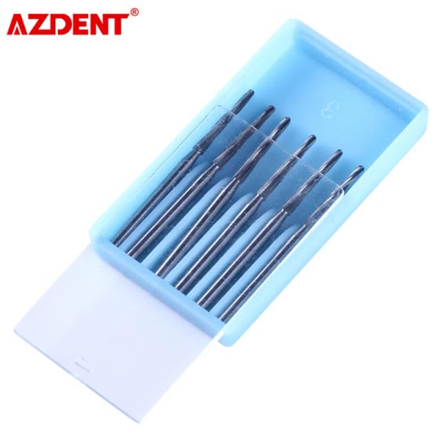 6pcs/Box Dental FG Zekrya 28mm Surgical Zekrya Carbide Bone Cutters Finishing Burs FG Bur Tungsten Steel Turning Needle on Productcaster.