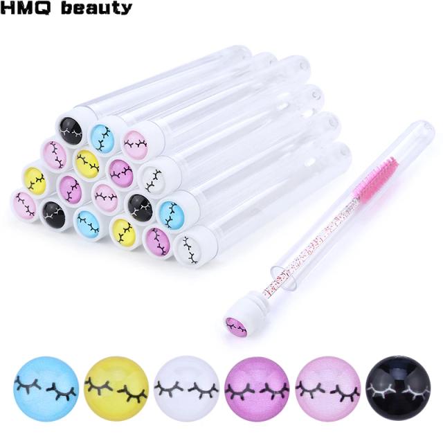 Reusable Eyebrow Brush Tube Disposable Eyelash Brush Eyebrow Brush With New Eelash Resin Drill Replaceable Makeup Brushes on Productcaster.