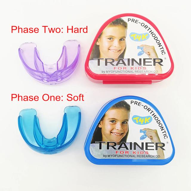 T4K Teeth Trainer for Kids Children Teeth Orthodontic Appliance Dental Alignment Braces Mouthpieces Phase Soft and Hard on Productcaster.