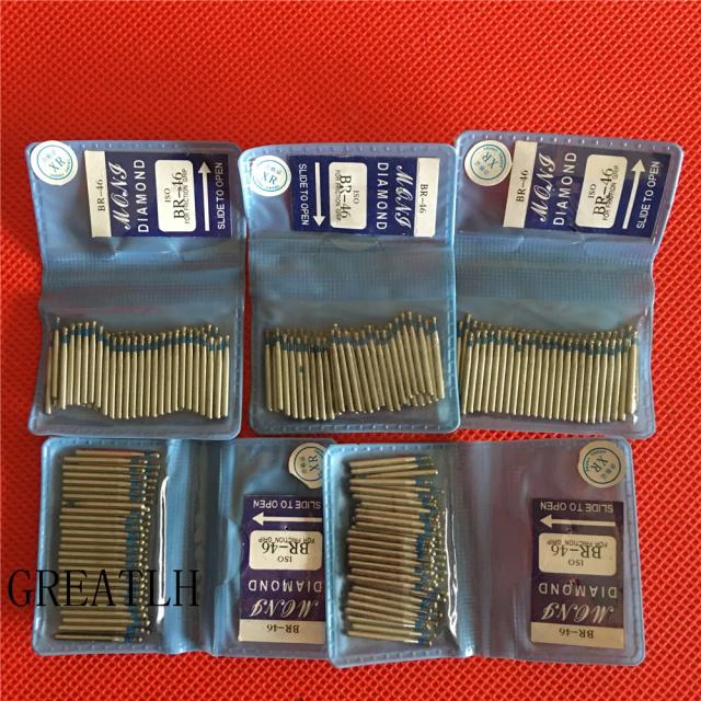 250PCS/5BAGS Dental Diamond FG High Speed Burs for teeth polishing 1.6mm BR on Productcaster.