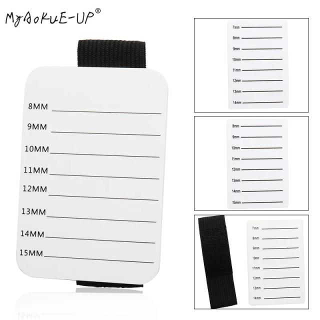 Eyelash Tray Strip Stand Acrylic Adhesive Pallet Holder Pad Eyelash Extensions Hand Plate Makeup Tools on Productcaster.