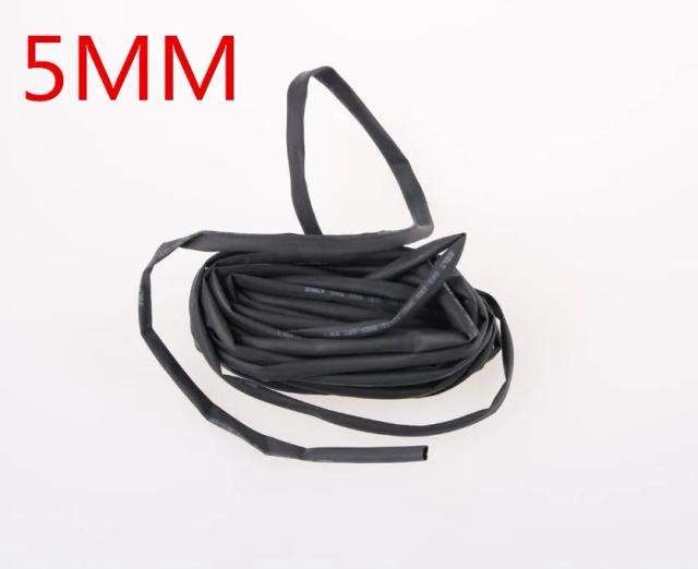 5meter/lot Heat Shrink Tube 5MM Heat Shrink Tubing Shrinkable Wrap Wire Cable Sleeve Kit on Productcaster.