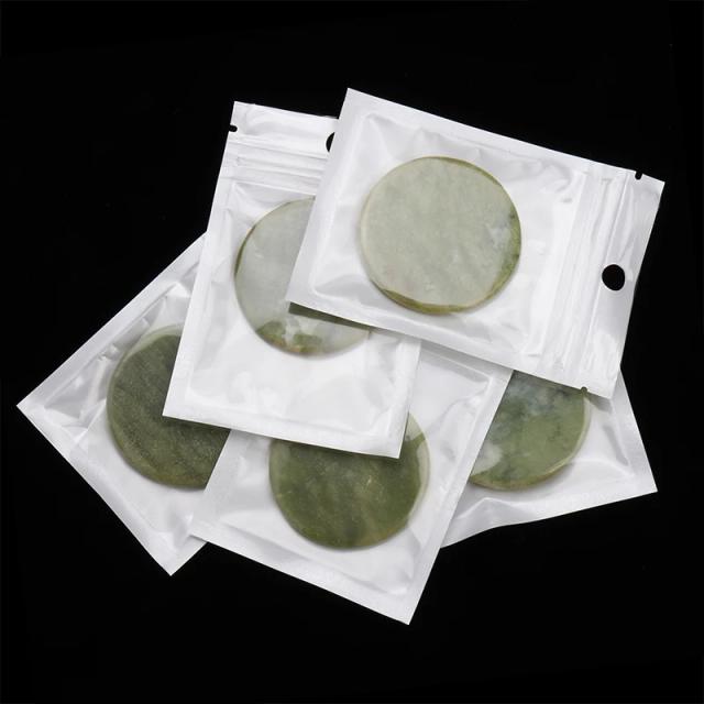 5 pcs Round Jade Stone Eyelash Extension Glue Adhesive Pallet Pad Stand Holder Makeup Tool on Productcaster.