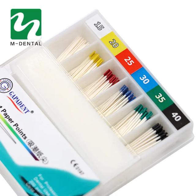 5boxes Absorbent Paper Points Dental Root Cancel Endodontics Cotton Fiber Tips Dentist Product Superior Quanlity #15-#40 on Productcaster.