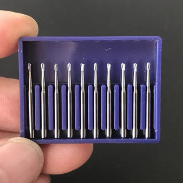 10pcs Dental Tungsten Carbide Burs high speed FG bur Dental Lab Clinic FG 330 FG 331 on Productcaster.