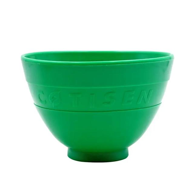 1pc Dental Silicone Mixing Bowl Green Dental Lab Oral Teeth Tools Flexible Rubber Silicone Mixing Bowl on Productcaster.