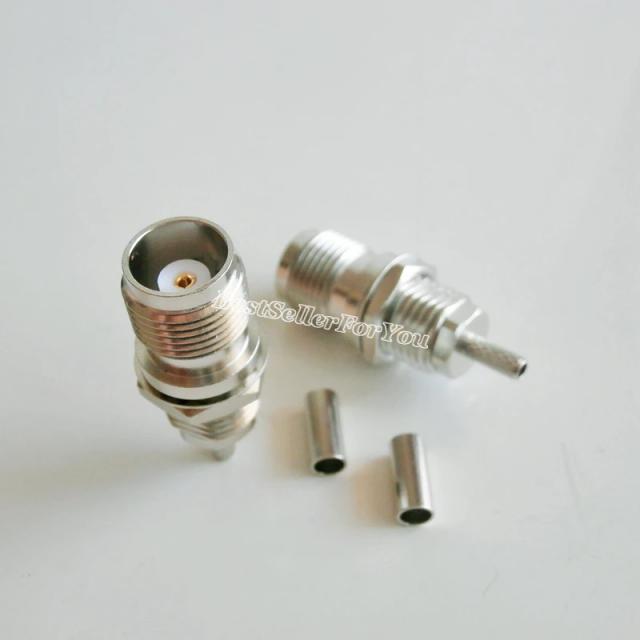 10Piece TNC Female Jack Crimp For RG316 LMR100 RG174 Cable Straight RF Connector on Productcaster.