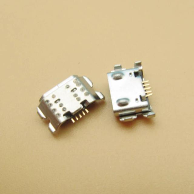 10pcs Micro USB 5Pin Jack Connector socket Data charging port tail plug For Samsung Galaxy A01 A015 A015F/DS Mini USB Jack on Productcaster.