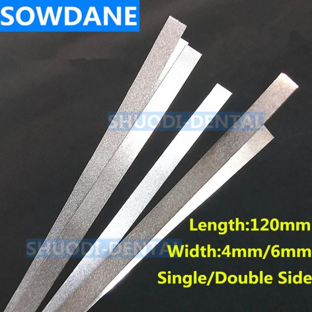 Dental Metal Polishing Stick Strip Single/Double Side of Alumina-Plated Sanding Surface Dentist Whitening Materials on Productcaster.