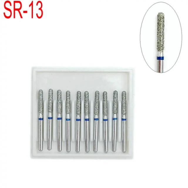 1 box Dental FG Burs Dental Burs Diamond Drills 1.6mm Shank for High Speed Handpiece Dentist Tool SR-13 on Productcaster.