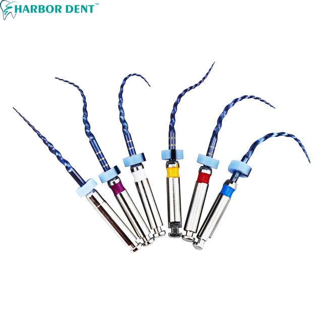 Dental Root Canal File Gold Endo Rotary Super Files Golden Endodontic Files 25mm Nickel Titainium Instrument Dentistry on Productcaster.