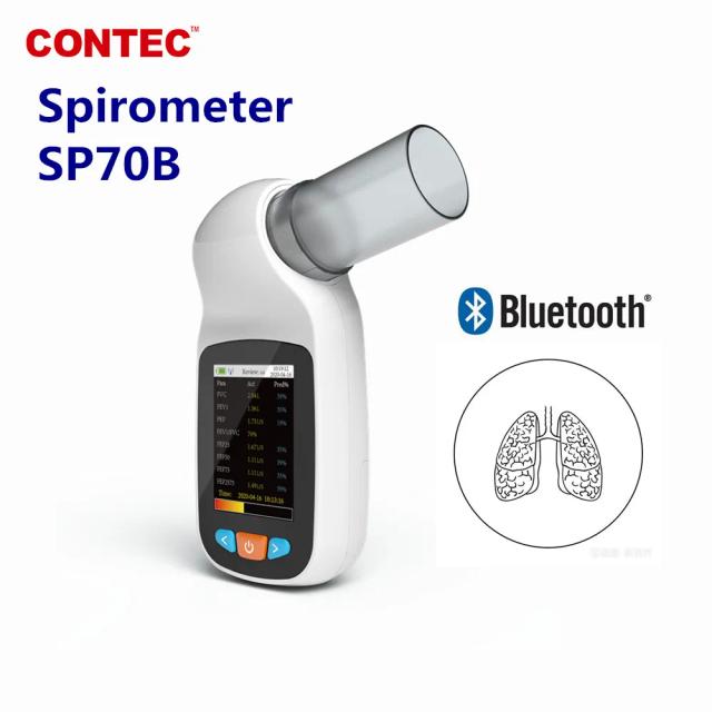 CONTEC Digital Spirometer SP70B Lung Breathing Diagnostic Vitalograph Spirometry + Software on Productcaster.