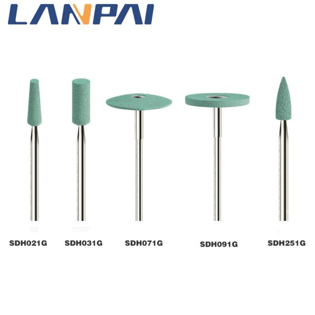 Lanpai Dental Polisher Ceramic Diamond Grinding Instruments For Zirconia Ceramics Dentist Laboratory Tools Lab Polishing Burs on Productcaster.