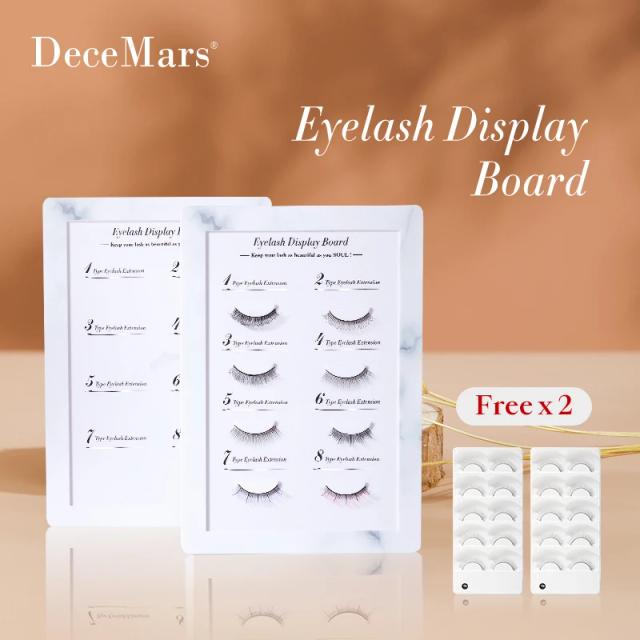 DeceMars Eyelash Display Board (Free send 2 bags training lash) on Productcaster.