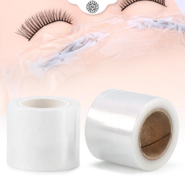 1 Roll 200M Eye Use Clear Plastic Wrap Tattoo Eyebrow Film Professional False Eyelashes Extension Grafting Permanent Makeup Tool on Productcaster.