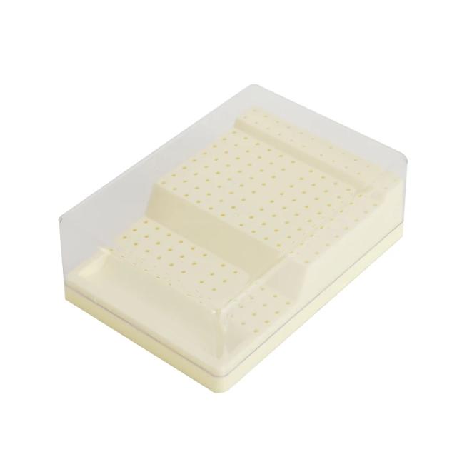 168 Holes Plastic Dental Burs Box Dental Bur Sterilizer Block Holder Autoclave Case Disinfection Box Dentistry Supplies on Productcaster.