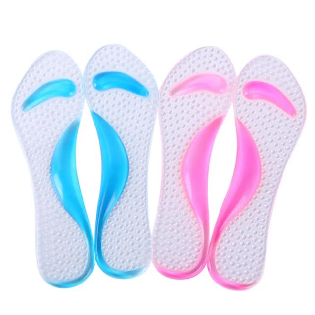 New Non-Slip Women Gel 3/4 length Arch Support Anti-slip Massaging Metatarsal Cushion Orthopedic Insoles for High Heels Shoes on Productcaster.