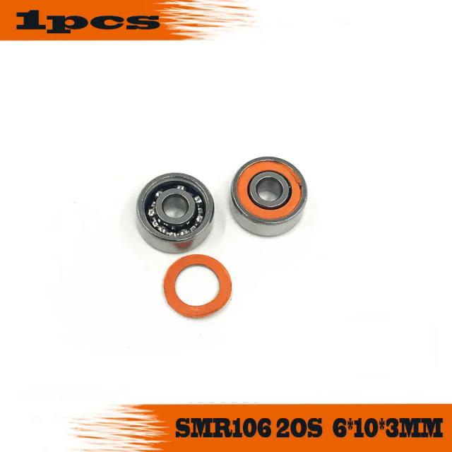 Free Shipping 1pcs 6x10x3 Hybrid Ceramic Stainless Greased Bearing SMR106C 2OS A7 smr106c SMR106 2OS on Productcaster.