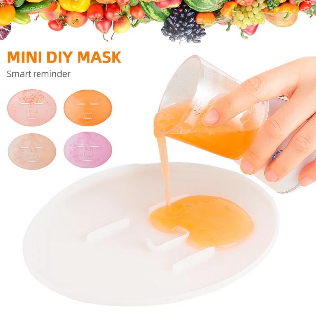 1Pcs Clear Facial/Eye/Lip Mask Mold For DIY Fruit Vegetable Mask Machine Maker Natural Collagen Reuseable Mask Mold Making Tool on Productcaster.