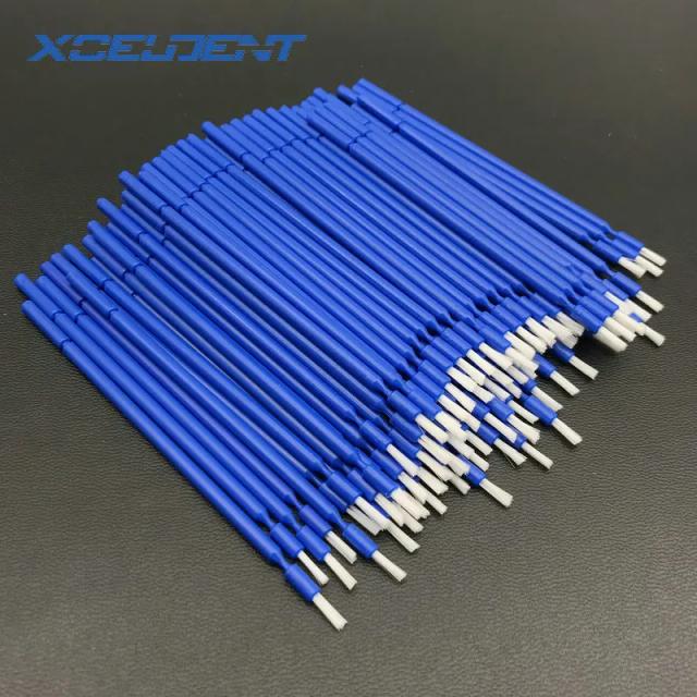 100pcs Dental Lab Long Disposable Micro Applicators Brushes Dental Brush on Productcaster.