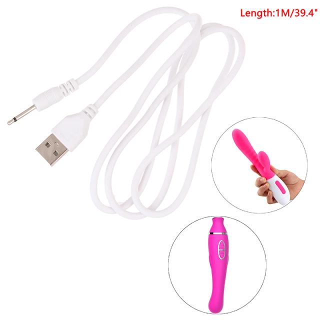 1pc USB Charging Cable Vibrator Cable Cord Sex Products Usb Power Charger Supply For For Rechargeable Adult Toys on Productcaster.