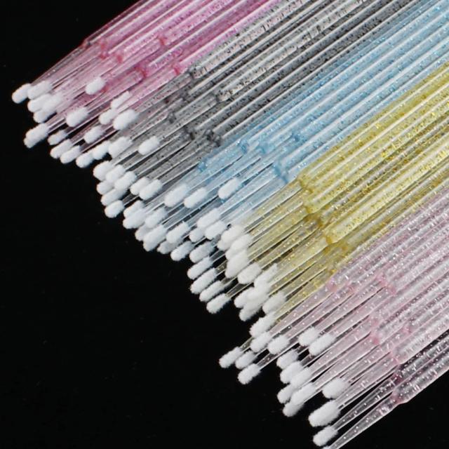 50 pcs Crystal Individual Applicators Eyelash Mascara Wands Disposable Makeup Brushes Micro brushes Eyelash Extension Make up on Productcaster.