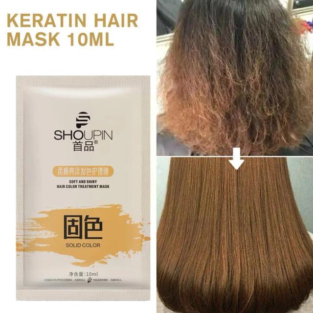 Hair Mask 10ml Natural Moisturizing Repair Women Hair Mask Anti Frizz Scalp Care Smooth Straightening Treatment Powder Vita L7G7 on Productcaster.