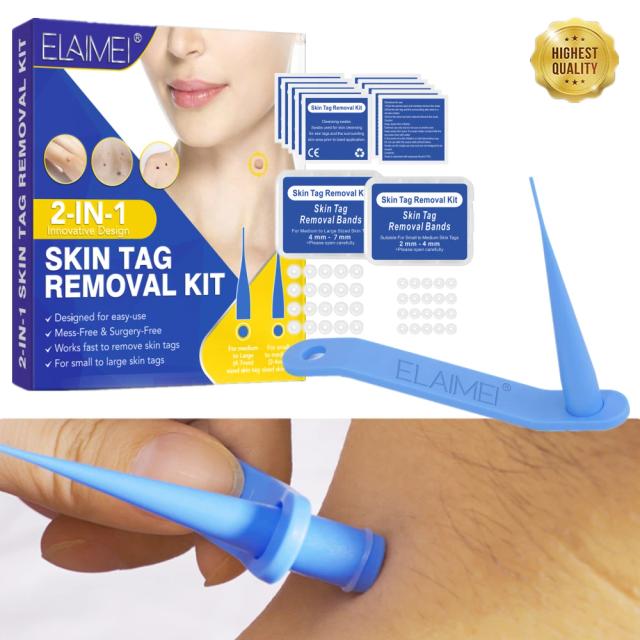 2 In 1 Auto Skin Tag Removal Kit Painless Mole Wart Remover Equipment Micro Skin Tag Treatment Tool Easy To Clean Skin Care Tool on Productcaster.