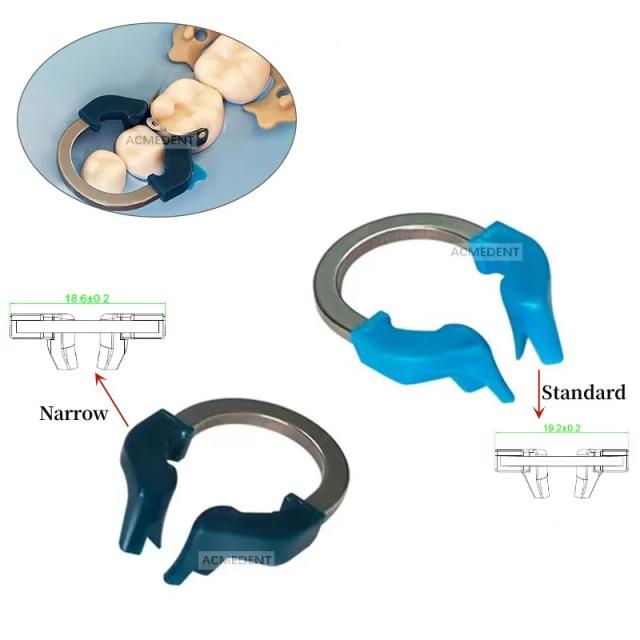 Dental Sectional Matrix Narrow Ring Titanium Clamp Fit Palodent Plus Style on Productcaster.