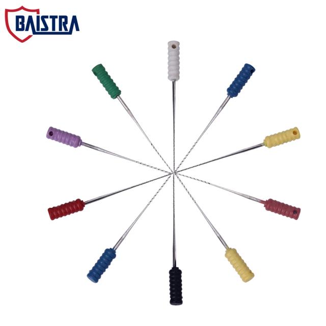 BAISTRA Dental Barbed Broaches 25mm Stainless Steel 10Pcs/Pack on Productcaster.