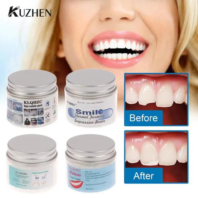 30/50ml Tooth Repair Granules Temporary Tooth Solid Glue Gaps Filling Moldable False Teeth Repair Safety Dental Supplies on Productcaster.