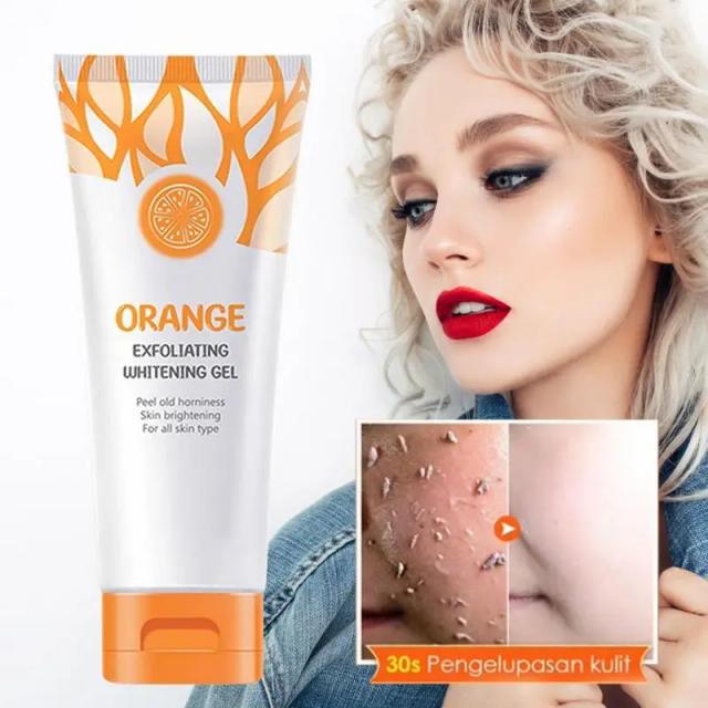 Mild Peeling-Off Gel Scrubbing Cream Orange Brightening Serum Dead Skin Remover Face Exfoliator All Skin Types Face Moisturizer on Productcaster.