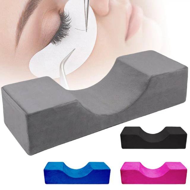 1PC Gray U Shape False Eyelash Grafting Beauty Pillow Professional Neck Support Grafting Facial Makeup Beauty Headrest Soft on Productcaster.