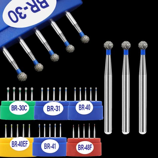 Dental Diamond Burs Dentistry Drills High Speed Burs For Teeth Polishing Smoothing Dentist Tools on Productcaster.