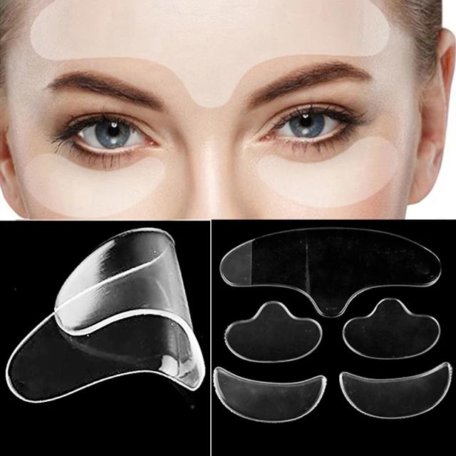 5Pcs Face Forehead Eye Anti Wrinkle Sticker Pad Lifting Firming Mask Patch Reusable Anti Aging Silicone Patches Skin Care on Productcaster.