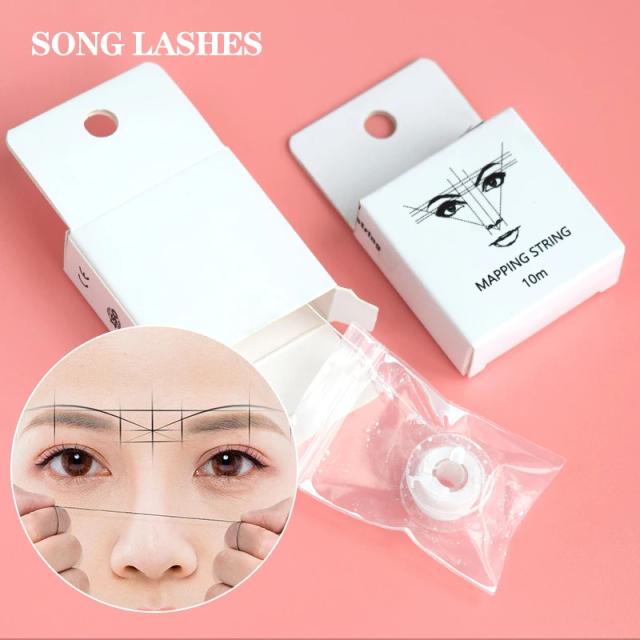 Songlashes Mapping String Black White Eyelashes Supplies Women Make Up Tools Eyelashes no technique and skills required on Productcaster.