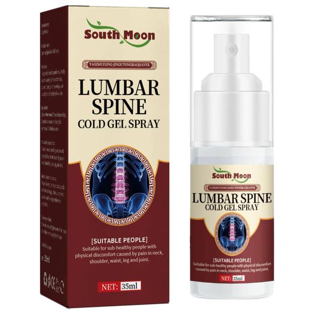 Lumbar Spine Pain Relief Spray Herbal Fast Acting Soothing Spray for Body Health Treatment on Productcaster.